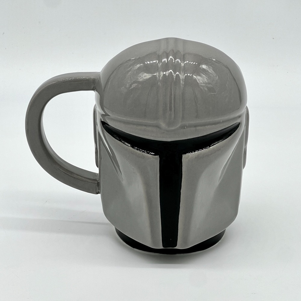 Star Wars Mandalorian 3D Ceramic Mug Din Djarin Beskar Helmet 14.5 Oz Licenced